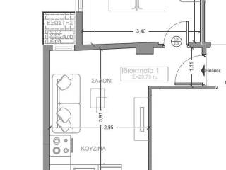 Forumland Real Estate, Κάτοψη Δ1 36,38τμ