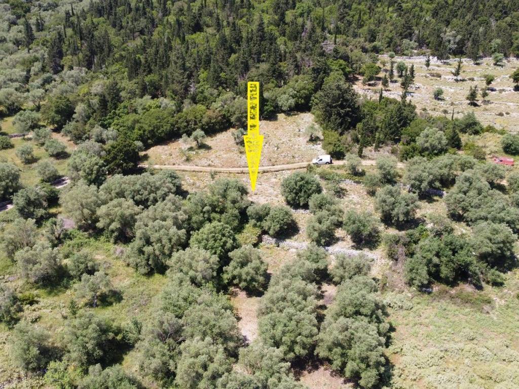 Aerial view and location of land for sale in Frikes, Ithaca