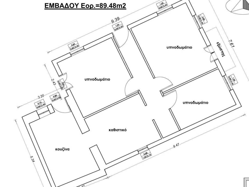 Indoor plan of house for sale in Vathi Ithaca