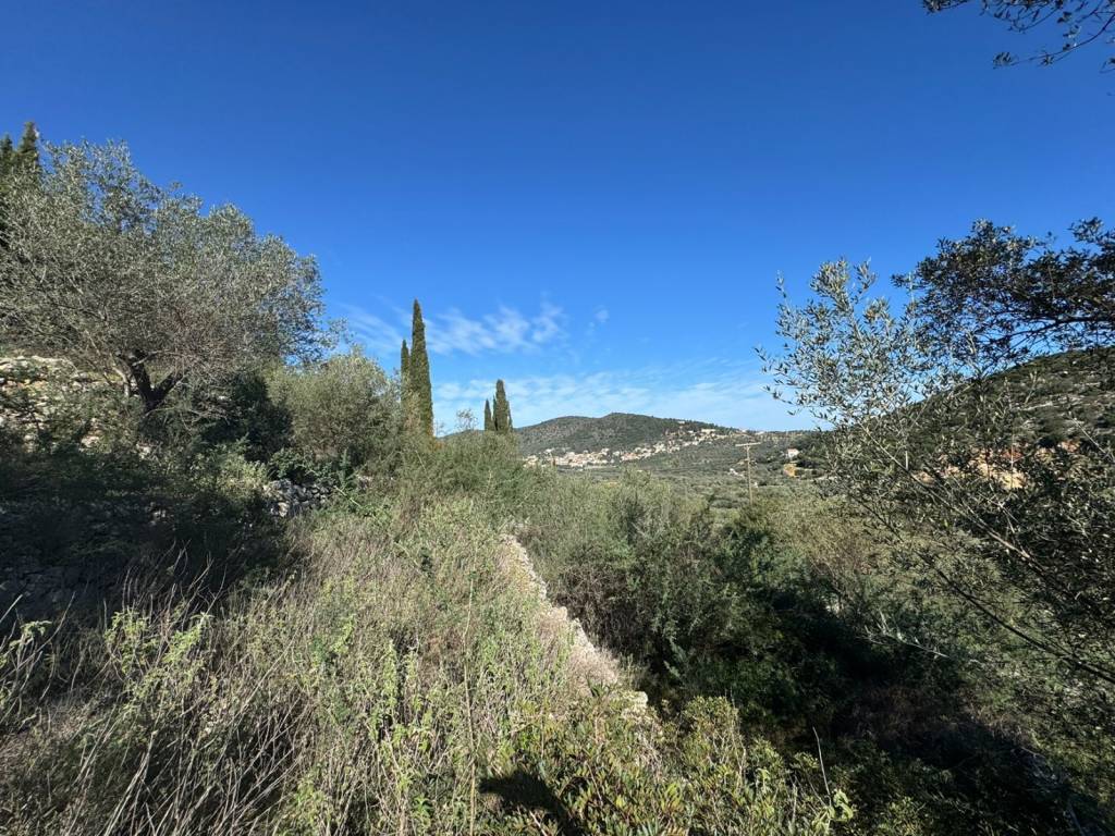 Terrain and landscape of land for sale in Vathi Ithaca