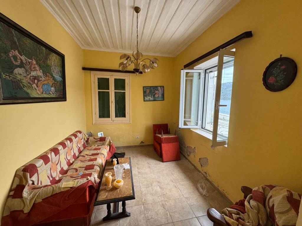 Living room of house for sale in Vathi Ithaca