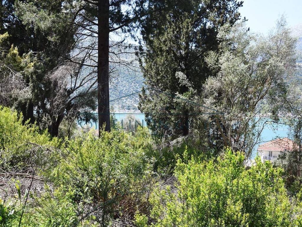 Η θέα προς το κόλπο του Βλυχού από το οικόπεδο