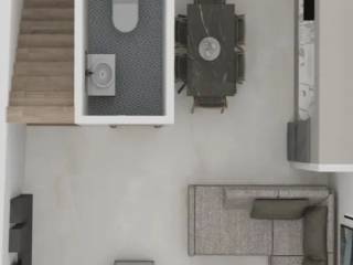 1ος όροφος (Σαλόνι- Κουζίνα)