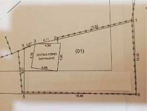 ΓΩΝΙΑΚΟ ΟΙΚ. ΕΠΙ ΤΗΣ ΑΓ. ΙΩΑΝΝΟΥ ΡΗΓΑΝΑ ΜΕ ΠΡΟΣΩΠΟ 12,42μ