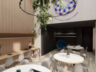 Common room, idaniko choros gia melete, omadike ergasia.