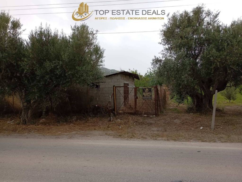 Άποψη εισόδου οικοπέδου