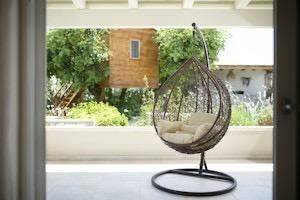 Veranda on the groundfloor View to BBQ sitting Area