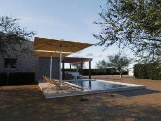 luxury detached house stone built on a plot of 1360 sq.m