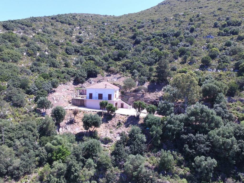 Aerial view of house for sale