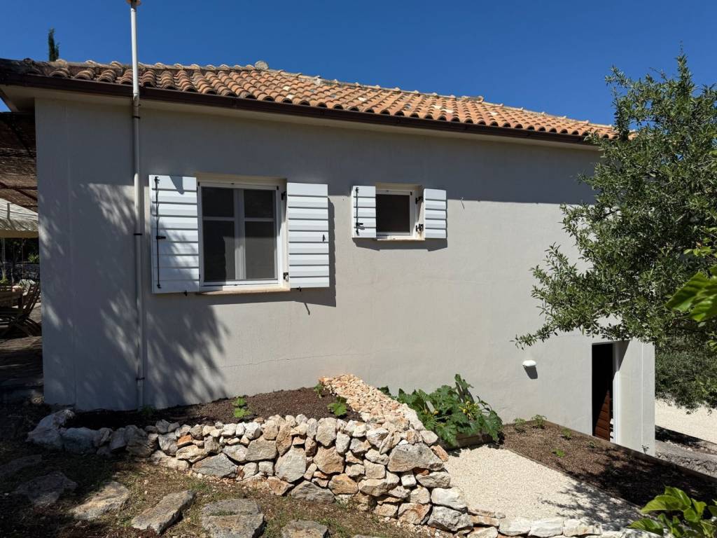 Side view of the house