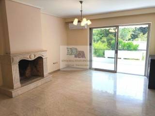 LIVING - DINING ROOM WITH FIREPLACE