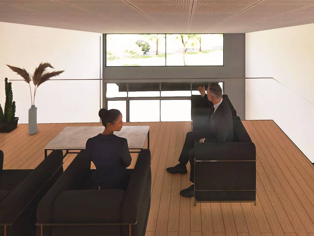 Loft meeting area se 2oropho grapheio sto THE LINK.