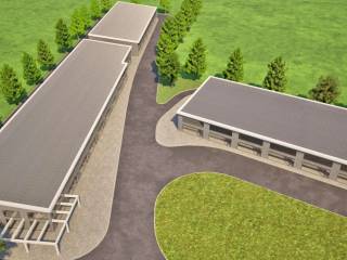 Αεροφωτογραφία εμπορικού πάρκου THE LINK Θεσσαλονίκη.