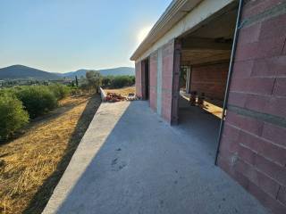 Newly built detached house on a plot of 2,500 sq.m.