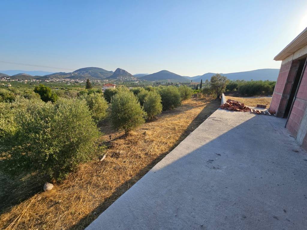 Newly built detached house on a plot of 2,500 sq.m.