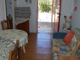 Living area and front door