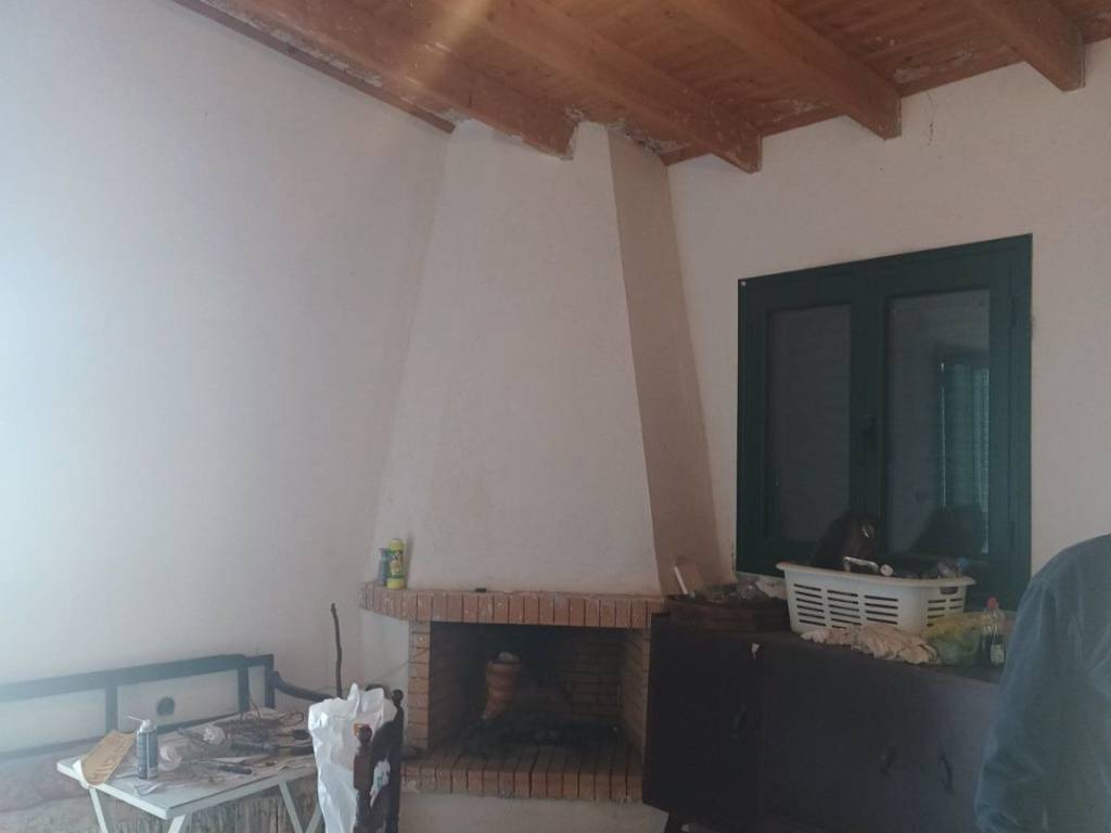 σαλόνι - τζάκι