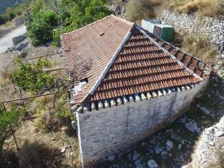 Aerial view of the house