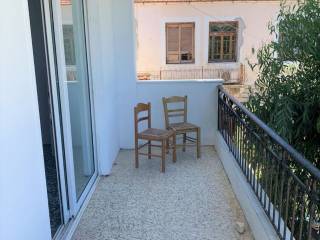 Balcony of apartment complex