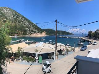 Frikes port: view from balcony of the apartment complex