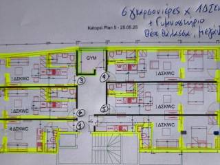 6 Γκαρσονιέρες + Γυμναστήριο, θέα θάλασσα, μεγάλα μπαλκόνια