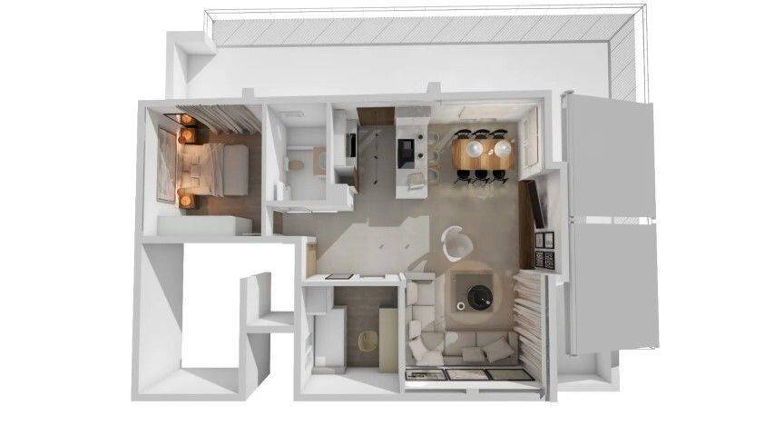 Apartment - Grekodom 62059|945478