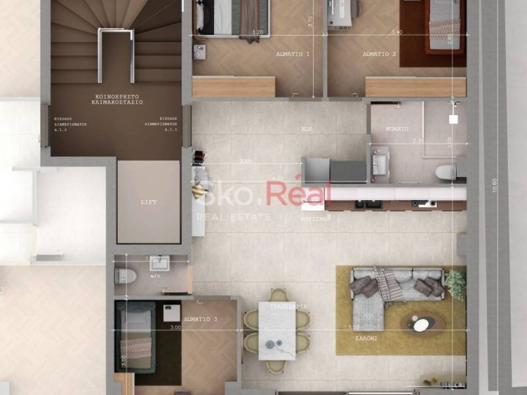 Κάτοψη διαμερίσματος