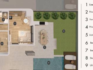Interior Spaces/ Ground Floor/ Floorplan.