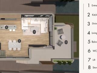 Interior Spaces/ 1 st Floor/ Living room