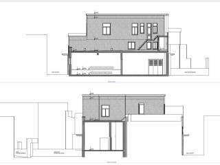 Πλάγιες όψεις υφιστάμενου κτίσματος