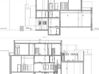 Πλάγιες όψεις υφιστάμενου κτίσματος