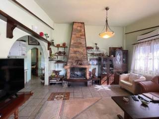 Σαλόνι με πετρόχριστο τζάκι