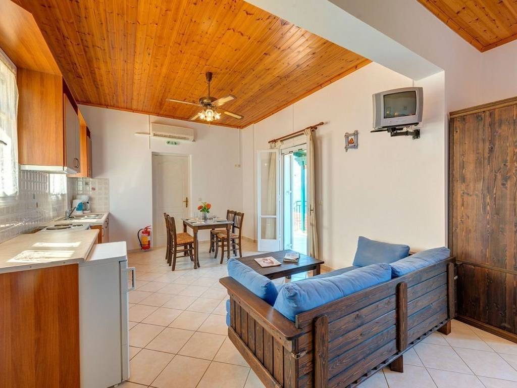 Kitchen and living area