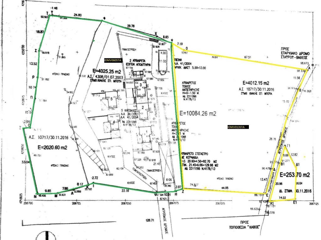 Survey diagram of the property