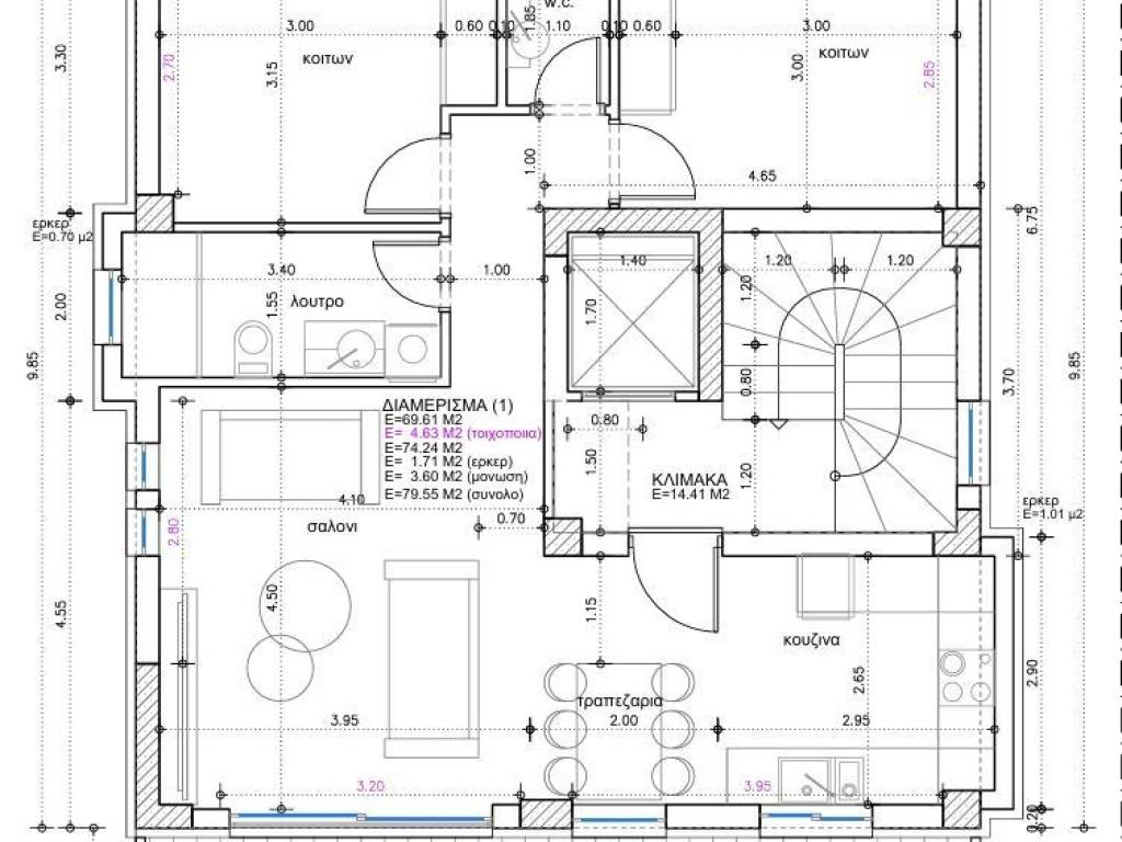 Εσωτερικοι χώροι