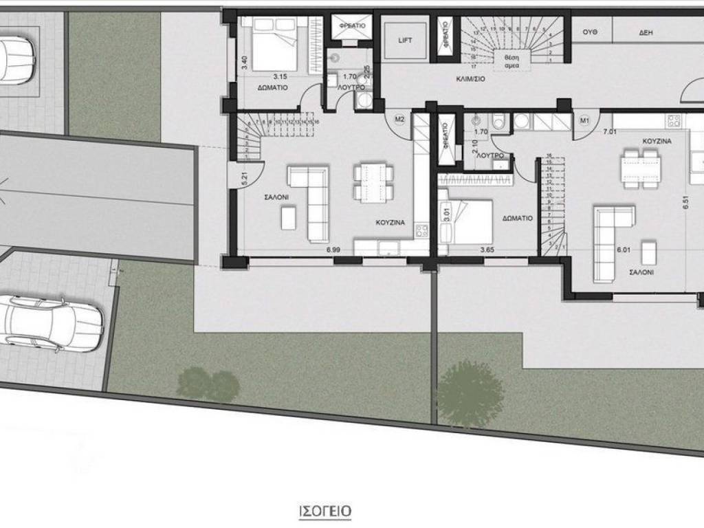 Forumland Real Estate, Κάτοψη ισογείου