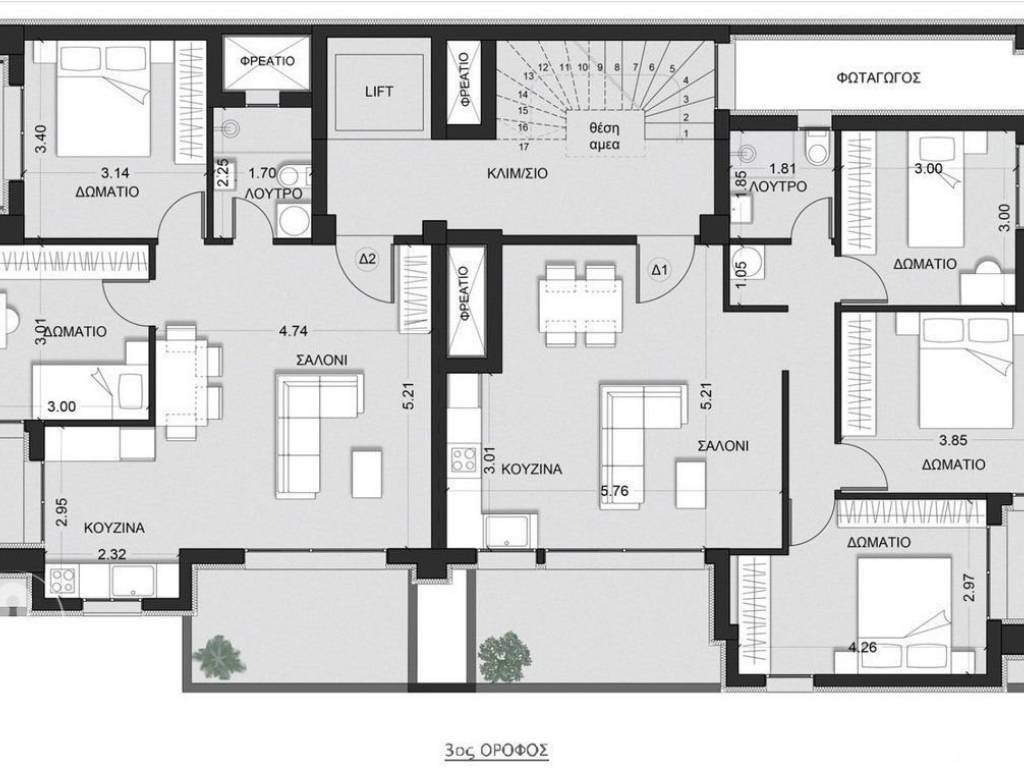Forumland Real Estate, Κάτοψη ορόφου
