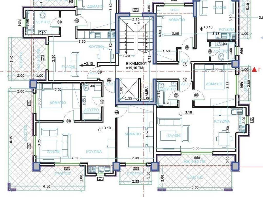Forumland Real Estate, Κάτοψη 1ου ορόφου