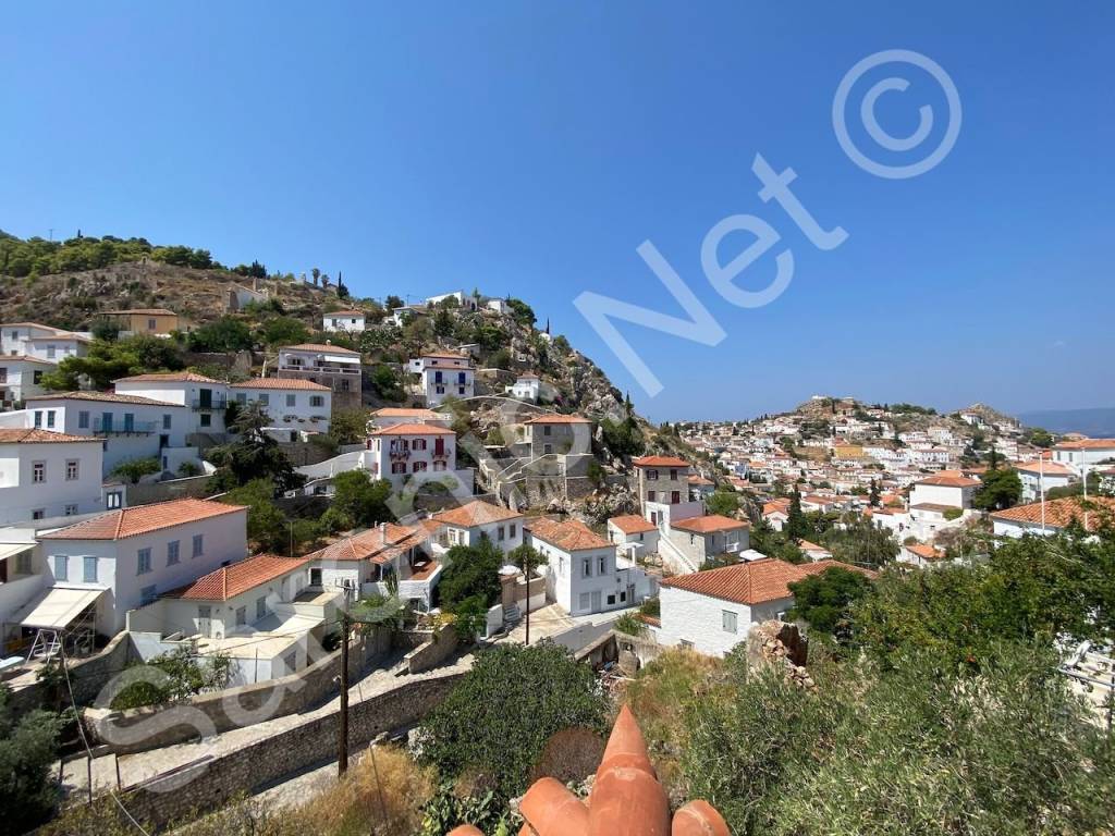 View to sea over Hydra Town