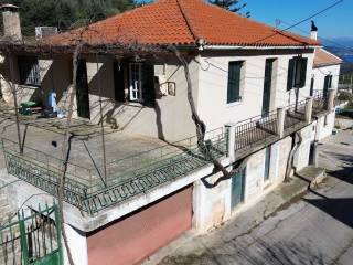 Aerial view of the house