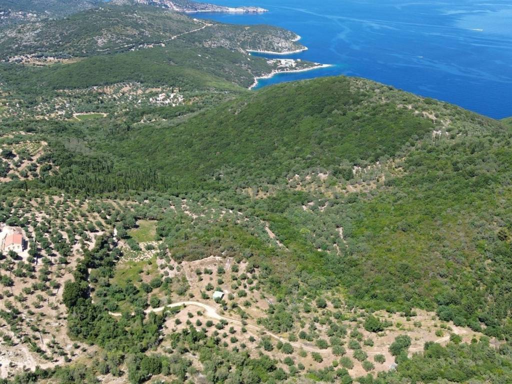 Aerial view of property and larger area