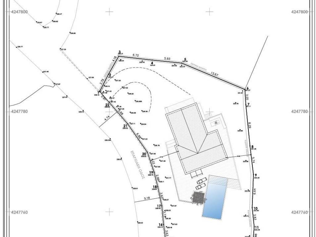 Survey diagram of the property