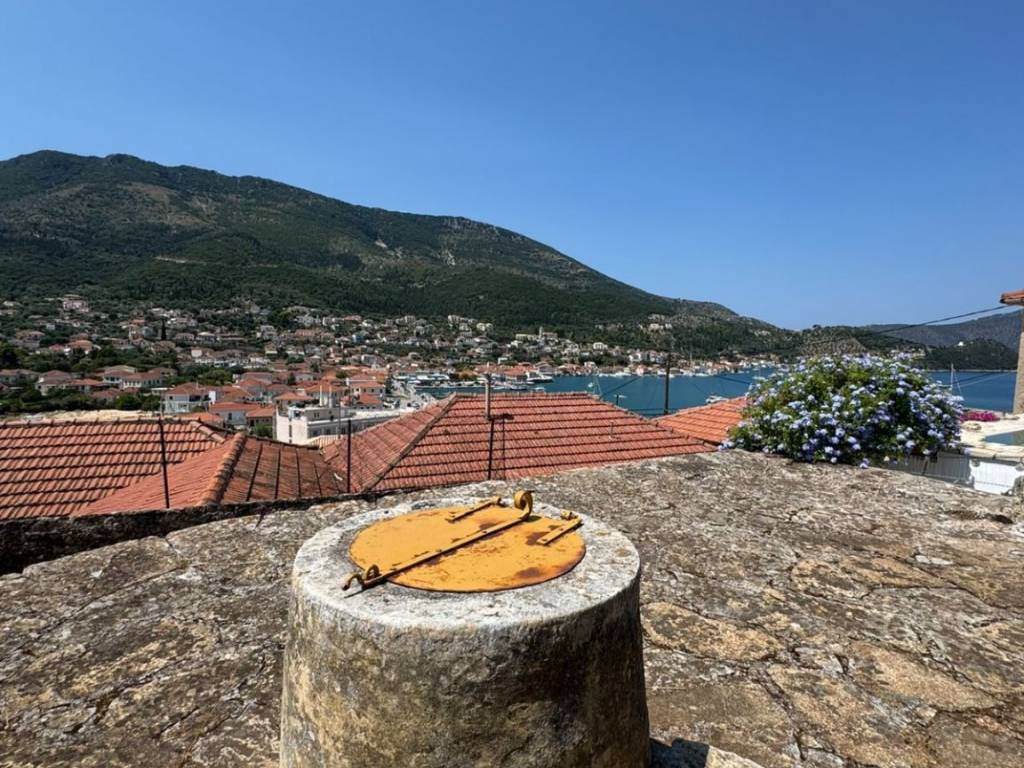 Stone terrace and water tank