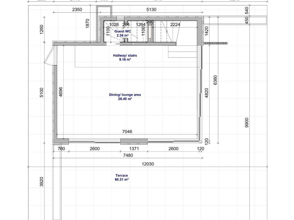 Layout 1st floor