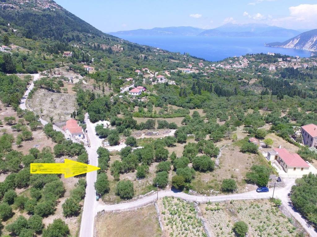 Aerial view of the land