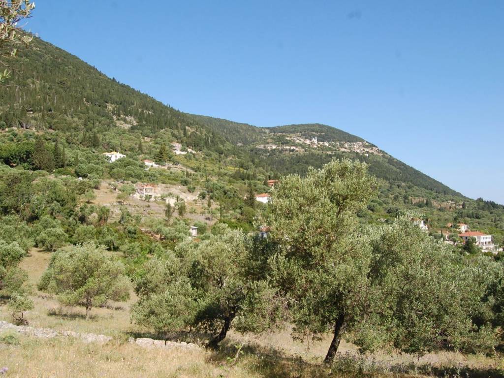 Mountain views from land