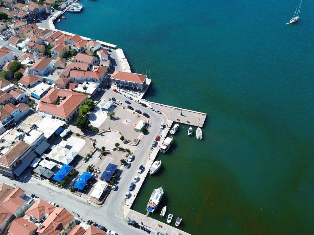 Aerial view of the larger area