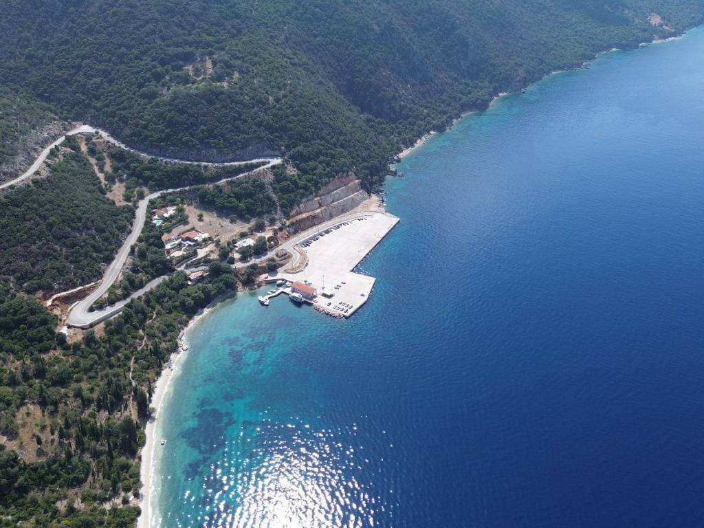 Aerial view of the land
