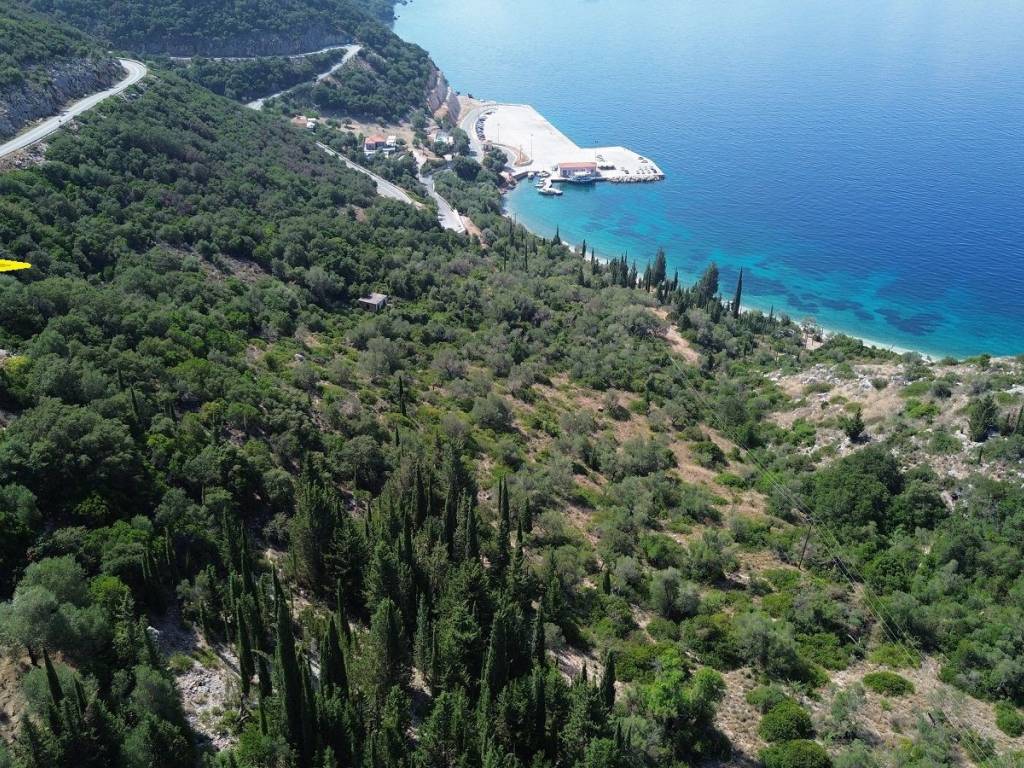 Aerial view and location of the house
