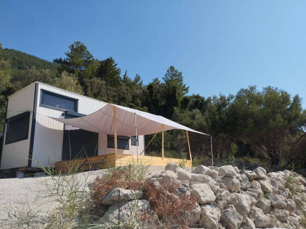 a neighboring mobile home